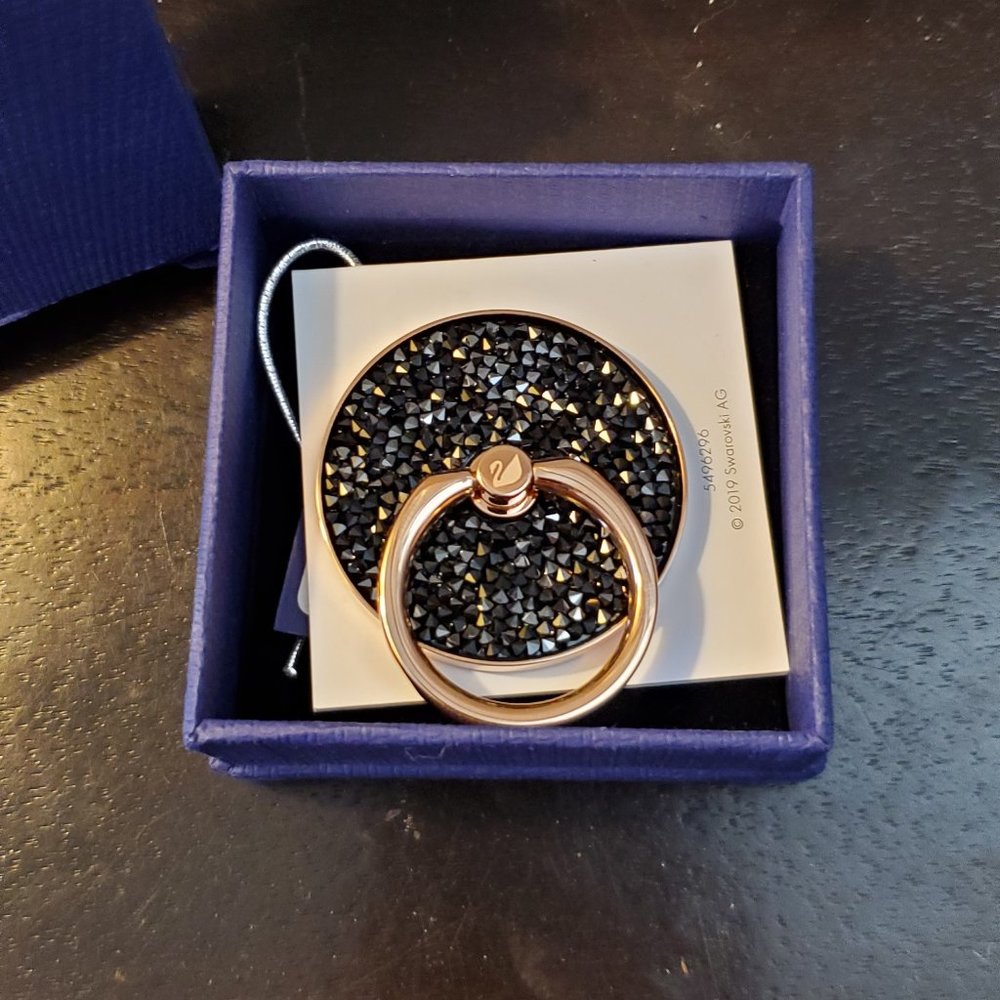 Swarovski Crystal Phone Ring Holder